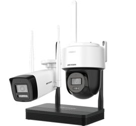 Hikvision - Network surveillance camera - 2MP H.265 One bullet + One PTD