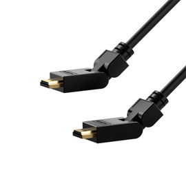 Xtech - Video / audio cable - HDMI - Male to Male Swivel 6f XTC-607