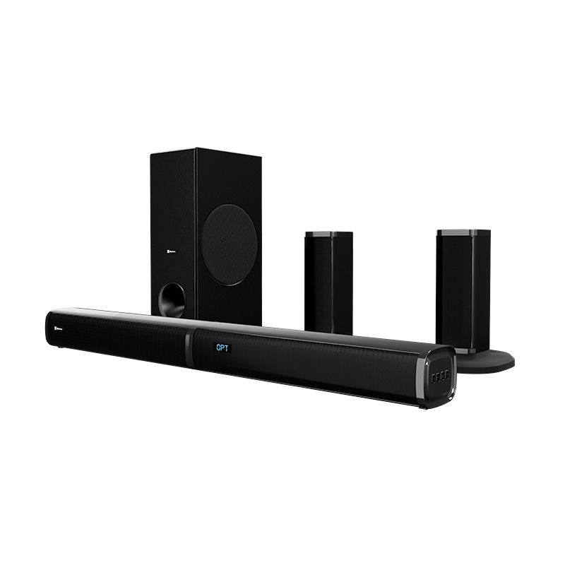 Klip Xtreme - Sound bar - Black - 5.1ch Wireless Subwoofer