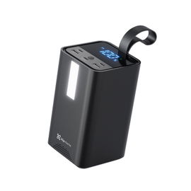 Klip Xtreme - Power bank - 24 pin USB-C - 2 x 4 pin USB Type A / 3 x 24 pin USB-C - Lithium polymer - Para Universal - 100W 50.000mAh