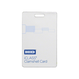 Tarjeta iClass Clamshell (Gruesa) / 2 k memoria / Programada  a 26 bits Aleatoriamente/ Garantía de por Vida