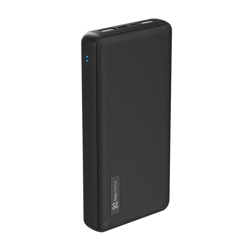 Klip Xtreme - Power bank - 24 pin USB-C / 5 pin Micro-USB Type B - 24 pin USB-C / 2 x 4 pin USB Type A - Lithium polymer - Para Smartphones - 20.000 mAh