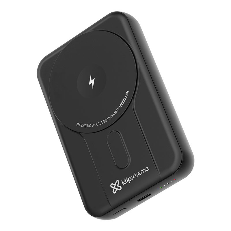 Klip Xtreme - Power bank - 24 pin USB-C - Lithium polymer - Para Smartphones - Wireless Charg 10.000 mAh