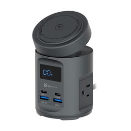 Klip Xtreme - Charging stand / battery charger - 65 Watt - Power DC Nema - Cellular phone / Laptop / Macbooks / Notebook / Tablet - Wireless - Para Smartphones - 7 in 1 Charger Station