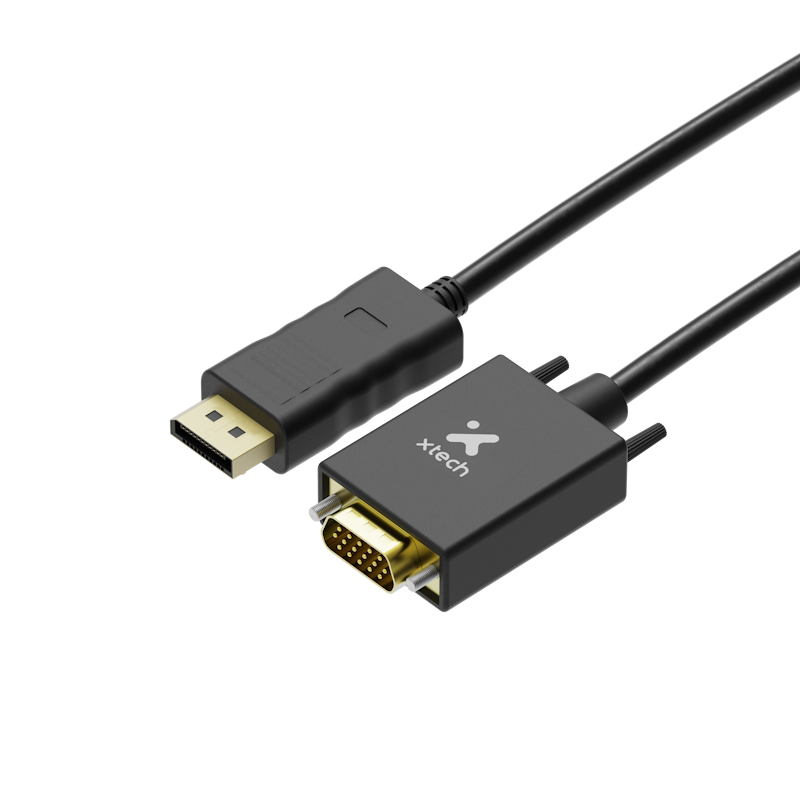 Xtech - DisplayPort / VGA Cable - Black - XTC-377