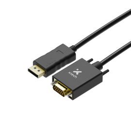 Xtech - DisplayPort / VGA Cable - Black - XTC-377
