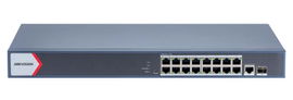 Hikvision - Switch - 16 - Gigabit Smart POE DS-3E1518P-E
