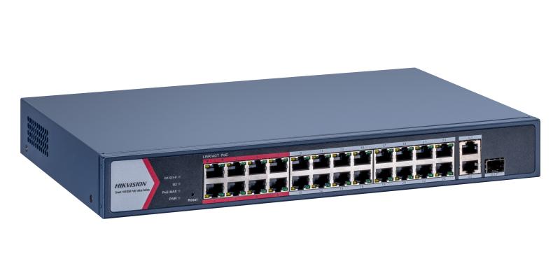 Hikvision - Switch - 24 Port Fast Ethernet Smart PO Hikvision - Switch - 24 Port Fast Ethernet Smart PO