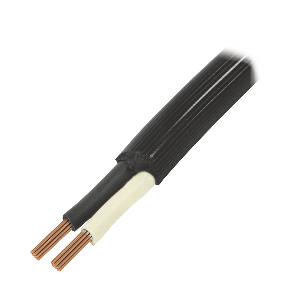 Cable de Uso Rudo 2 Hilos Calibre 16 AWG, Hasta 600 V. Rollo de 100 m.