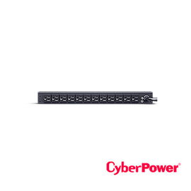 PDU Básico Para Distribución de Energía, Con 12 Tomas NEMA 5-15R Traseras y 2 Tomas 5-15R Frontales, 1UR, 15 Amp, 120 Vca