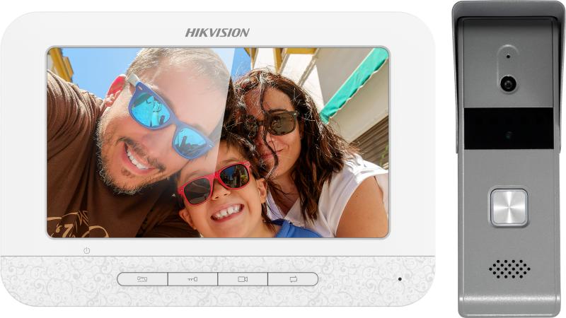 Hikvision DS-KIS203T - Sistema de intercomunicación de vídeo - cableado - 7 Hikvision DS-KIS203T - Sistema de intercomunicación de vídeo - cableado - 7