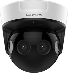 PanoVu Series / Vista Panorámica 180° / 8 Megapixel en Total / 4 Lentes 2.8 mm (2 Megapixel) / 20 mts IR EXIR / Exterior IP67 / IK10 / 12 VCD / PoE+