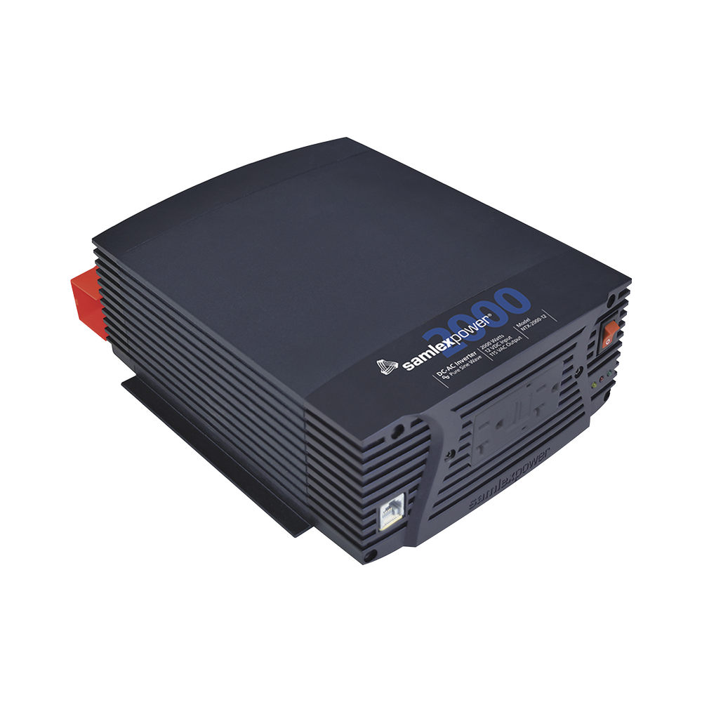Inversor de Corriente de Onda Senoidal Pura 2000 W / 12 Vcd / salida 120Vca