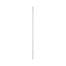 Poste de Esquina Blanco de Acero Galv. de 1.2m para Cerca Electrificada  cal. 18 de 1