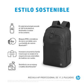 HP Professional - Mochila para transporte de portátil - 17.3