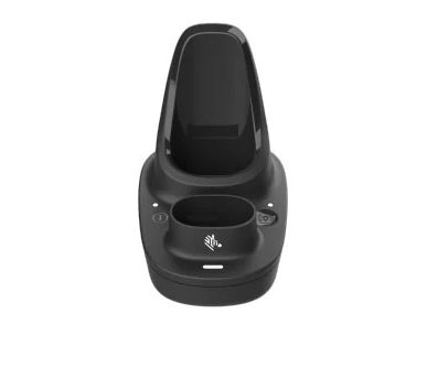 Zebra Single-slot Charge Communication Cradle - Base de carga para el escáner de código de barras + cargador de batería - negro medianoche - para Zebra CS60, CS6080, CS60-HC