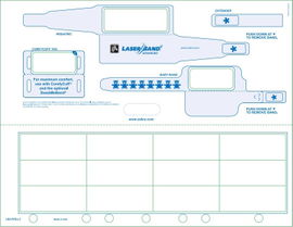 Zebra LaserBand 2 Advanced - Blanco - (1000 hoja(s) adult/pediatric wristbands with labels and ID tags