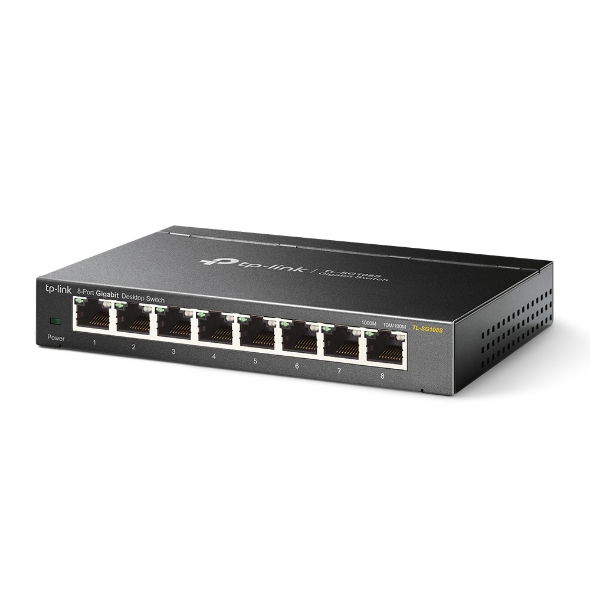 TP-Link - Switch - SG108S 8-Port Gigabit Desktop