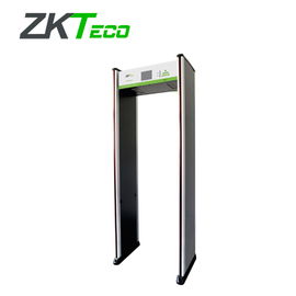 DETECTOR DE METALES PISO ZKTECO 18 ZONAS ZK-D3180S PARA CUERPO COMPLETO CON PANTALLA LCD PROGRAMABLE Y CONTROL REMOTO