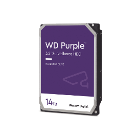 Disco duro WD de 14TB / 7200RPM / Optimizado para Videovigilancia