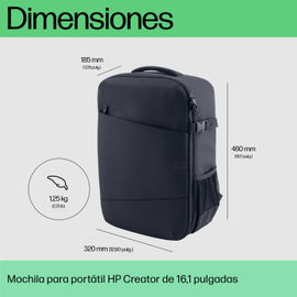 HP - Edición Creator - mochila para transporte de portátil - 16.1 HP - Edición Creator - mochila para transporte de portátil - 16.1
