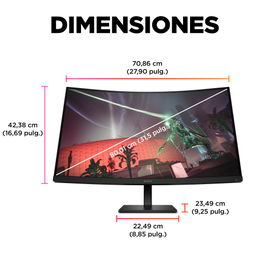 OMEN by HP 32c - Monitor LED - gaming - 31.5 OMEN by HP 32c - Monitor LED - gaming - 31.5