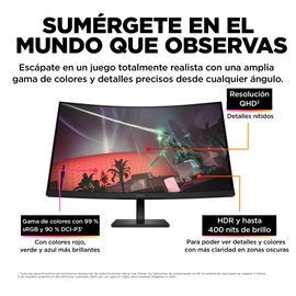 OMEN by HP 32c - Monitor LED - gaming - 31.5 OMEN by HP 32c - Monitor LED - gaming - 31.5
