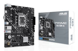 ASUS - PRIME H610M-K - Motherboard - Micro ATX - LGA1700 Socket - Intel H610 - para Core i7 / para Core i5 / para Core i3 / para Celeron / para Pentium - Intel HD Graphics - DDR5