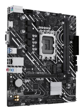 ASUS - PRIME H610M-K - Motherboard - Micro ATX - LGA1700 Socket - Intel H610 - para Core i7 / para Core i5 / para Core i3 / para Celeron / para Pentium - Intel HD Graphics - DDR5