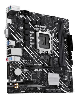 ASUS - PRIME H610M-K - Motherboard - Micro ATX - LGA1700 Socket - Intel H610 - para Core i7 / para Core i5 / para Core i3 / para Celeron / para Pentium - Intel HD Graphics - DDR5