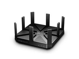 Router inalámbrico AC 5334 doble banda 1 puerto WAN 10/100/1000 Mbps y 4 puertos LAN 10/100/1000 Mbps, 1 puerto USB 3.0 y 1 puerto USB 2.0, 8 antenas integradas