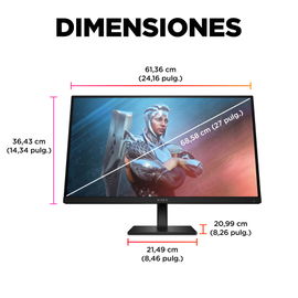 OMEN by HP 27 - Monitor LED - gaming - 27 OMEN by HP 27 - Monitor LED - gaming - 27