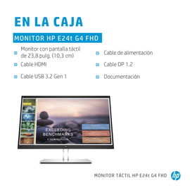 HP E24t G4 - E-Series - monitor LED - 24