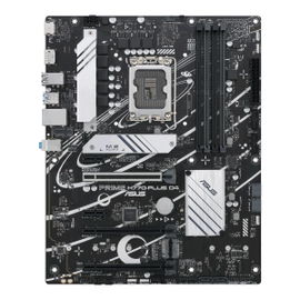 ASUS PRIME H770-PLUS D4 - Placa base - ATX - Socket LGA1700 - H770 Chipset - USB 3.2 Gen 1, USB 3.2 Gen 2, USB-C 3.2 Gen2 - 2.5 Gigabit LAN - Tarjeta gráfica (CPU necesaria) - HD Audio (8-canales)