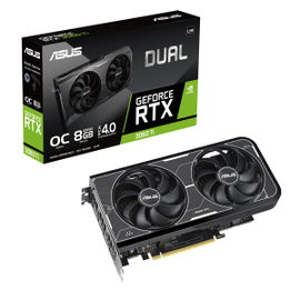 ASUS Dual GeForce RTX 3060 Ti - OC Edition - tarjeta gráfica - GF RTX 3060 Ti - 8 GB GDDR6X - PCIe 4.0 x16 - HDMI, 3 x DisplayPort