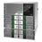 APC Smart-UPS Modular Ultra - UPS (montaje en bastidor) - on-line, scalable, n+1 redundant, touchscreen, network management card - CA 208/240 V - 20 kW - 20000 VA - 12U - plata