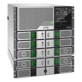 APC Smart-UPS Modular Ultra - UPS (montaje en bastidor) - on-line, scalable, n+1 redundant, touchscreen, network management card - CA 208/240 V - 20 kW - 20000 VA - 12U - plata