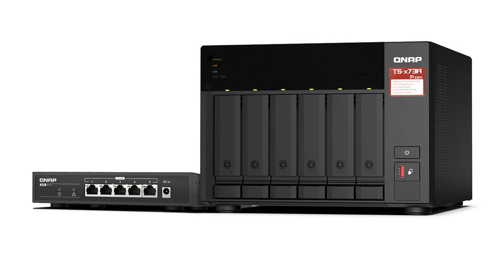 QNAP TS-673A-SW5T-US - NAS server - 6-Bay