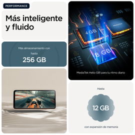 Motorola - 4 GB G06 - Smartphone - Android - 128 GB - Tapestry Azul - Touch - XT2535-2