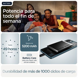 Motorola - 4 GB G06 - Smartphone - Android - 128 GB - Tapestry Azul - Touch - XT2535-2