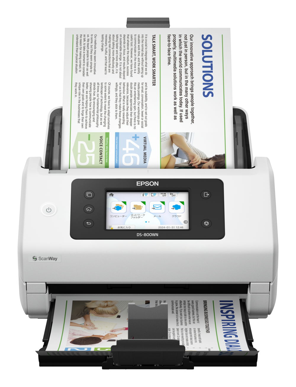 Epson DS-800WN - Document scanner - B11B275201
