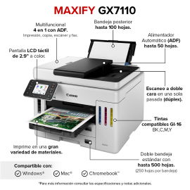Canon - MAXIFY GX7110 MFP WIFI/ ETH/