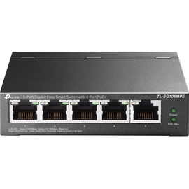 Switch Administrable / Escritorio Easy Smart / 5 puertos 10/100/1000 Mbps / IGMP para Vigilancia / Calidad en el Servicio (QoS) / Gestión GUI / Recuperación automática PoE Switch Administrable / Escritorio Easy Smart / 5 puertos 10/100/1000 Mbps / IGMP para Vigilancia / Calidad en el Servicio (QoS) / Gestión GUI / Recuperación automática PoE