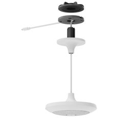 Kit de montaje (montaje de techo, soporte del micrófono) Logitech para Rally Mic Pod; Room Solution Large