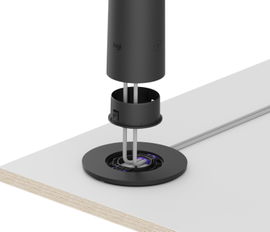Cámara PTZ 4K para Videoconferencias con Micrófonos y Altavoces Integrados Cámara PTZ 4K para Videoconferencias con Micrófonos y Altavoces Integrados