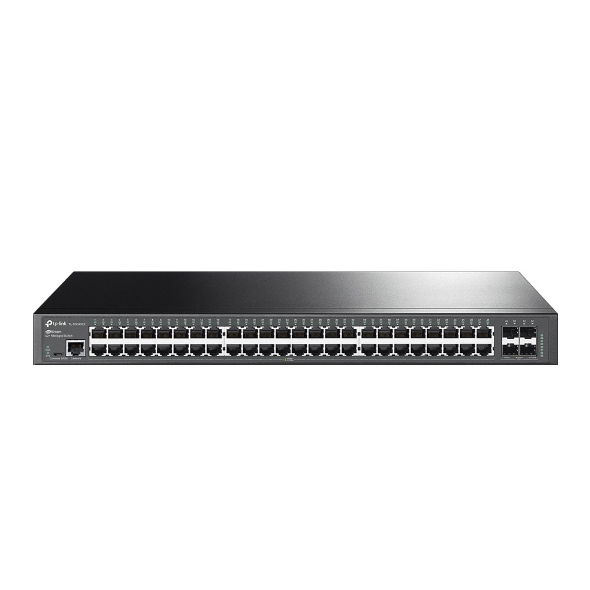 Switch Omada SDN Administrable / 48 puertos Gigabit y 4 puertos SFP+ / Funciones sFlow, QinQ y QoS / Administración centralizada OMADA