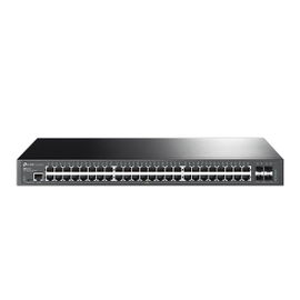 Switch Omada SDN Administrable / 48 puertos Gigabit y 4 puertos SFP+ / Funciones sFlow, QinQ y QoS / Administración centralizada OMADA Switch Omada SDN Administrable / 48 puertos Gigabit y 4 puertos SFP+ / Funciones sFlow, QinQ y QoS / Administración centralizada OMADA