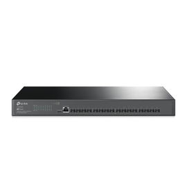 Switch Fibra Óptica L2+ Omada / 16 Puertos SFP+ 10G / 2 Puertos Consola (RJ45 y micro-USB) / Administración Centralizada Omada o Stand-Alone / Multicast IGMP / Calidad de Servicio / Montaje en Rack / Silencioso (sin ventiladores)