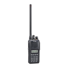 Portable Digital ICOM Transceiver, Rx-Tx: 136-174MHz, type-D Trunking, Submersible IP67.