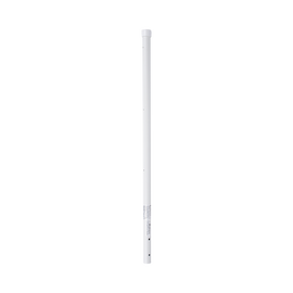 Poste de Esquina de 0.8m para Cerca Electrificada. Tubo Galvanizado cal. 18 de 1